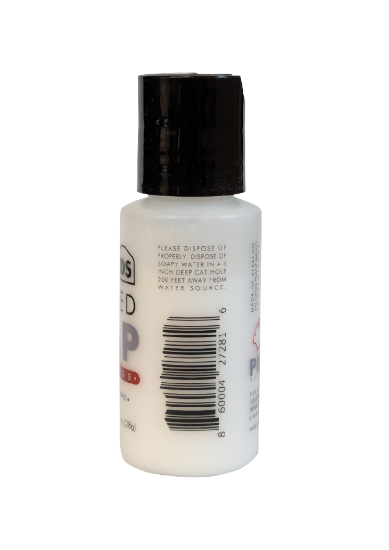 Summit Suds™ - Biodegradable Powdered Soap for Backpacking, Hiking and Camping - All Purpose - 1oz