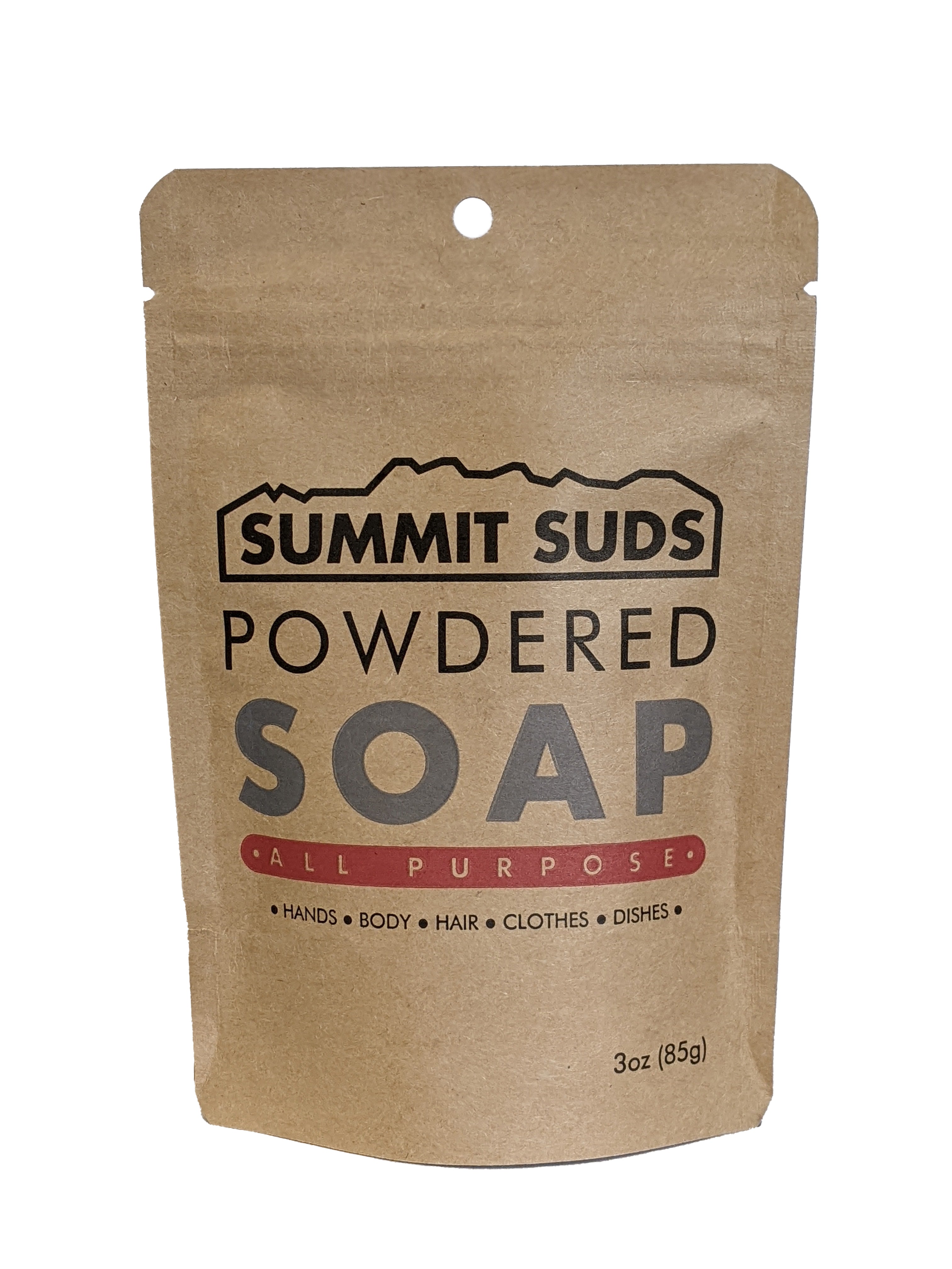 Summit Suds - Powdered Soap - All Purpose - 3oz - Pika Outdoors